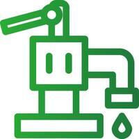 Hand Pump Creative Icon Design vector