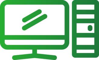 Computer Creative Icon Design vector