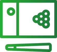 Snooker Creative Icon Design vector