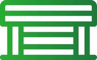 Line Green Gradient Design vector