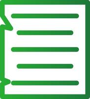 Line Green Gradient Design vector