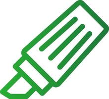 Line Green Gradient Design vector