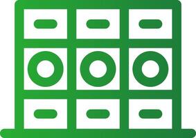 Line Green Gradient Design vector