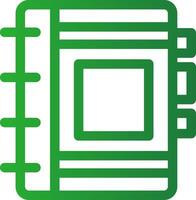 Line Green Gradient Design vector