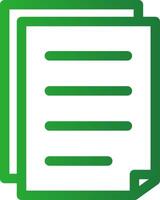 Line Green Gradient Design vector