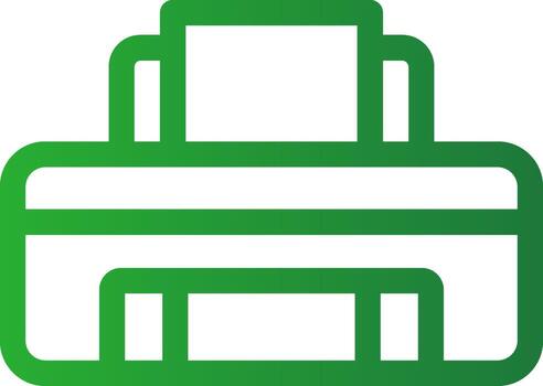 Printer Creative Icon Design vector