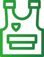 Line Green Gradient Design vector