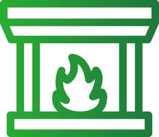 Line Green Gradient Design vector