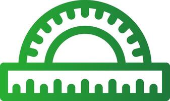 Line Green Gradient Design vector