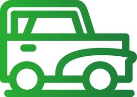 Line Green Gradient Design vector