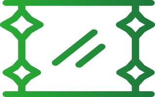 Line Green Gradient Design vector