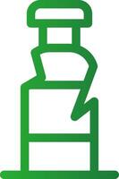 Line Green Gradient Design vector