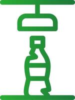 Line Green Gradient Design vector