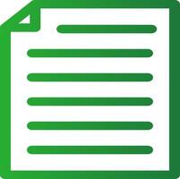 Line Green Gradient Design vector