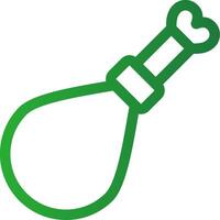 Line Green Gradient Design vector