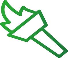 Line Green Gradient Design vector