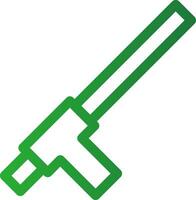 Line Green Gradient Design vector