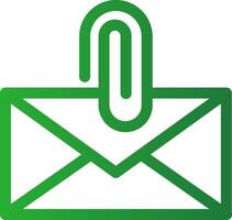 Line Green Gradient Design vector