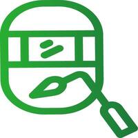 Line Green Gradient Design vector