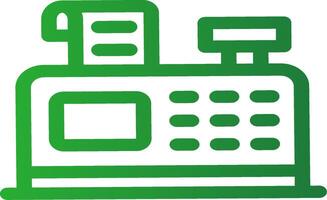 Line Green Gradient Design vector