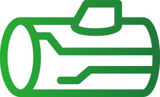 Line Green Gradient Design vector
