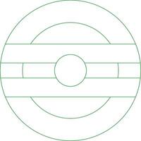 Line Green Gradient Design vector