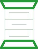 Line Green Gradient Design vector