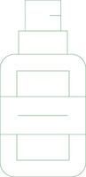 Line Green Gradient Design vector