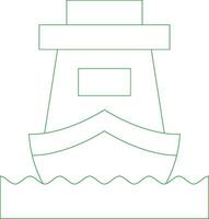 Line Green Gradient Design vector