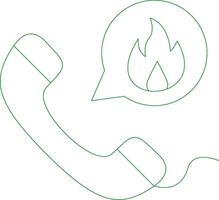 Line Green Gradient Design vector
