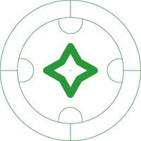 Line Green Gradient Design vector