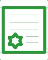 Line Green Gradient Design vector