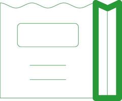 Line Green Gradient Design vector