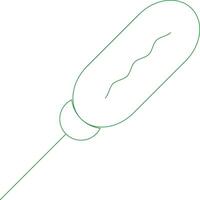 Line Green Gradient Design vector