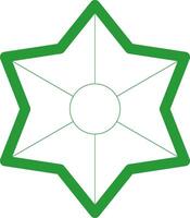 Line Green Gradient Design vector