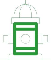 Line Green Gradient Design vector