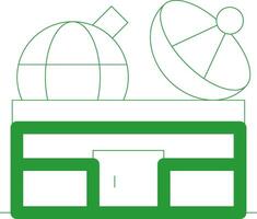 Line Green Gradient Design vector