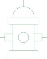 Line Green Gradient Design vector