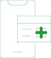 Line Green Gradient Design vector