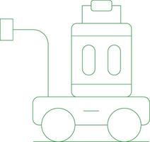 Line Green Gradient Design vector