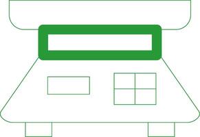 Line Green Gradient Design vector