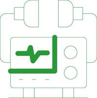 Line Green Gradient Design vector