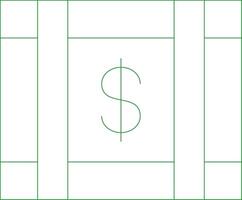 Line Green Gradient Design vector