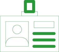 Line Green Gradient Design vector