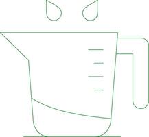 Line Green Gradient Design vector