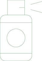 Line Green Gradient Design vector
