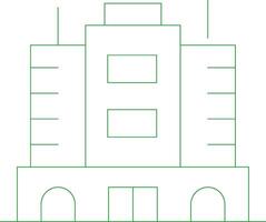 Line Green Gradient Design vector
