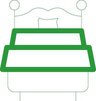 Line Green Gradient Design vector