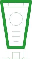 Line Green Gradient Design vector