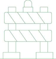 Line Green Gradient Design vector